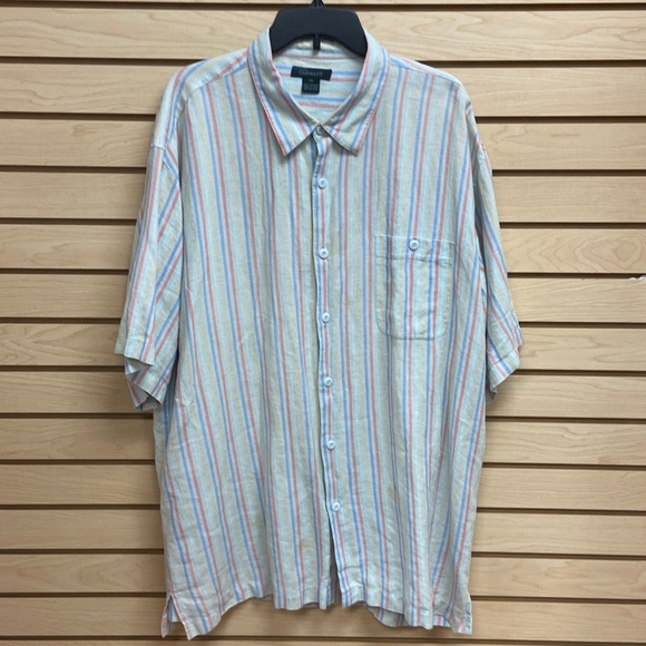 Garmany men casual linen shirt . Size XXL - Picture 1 of 5